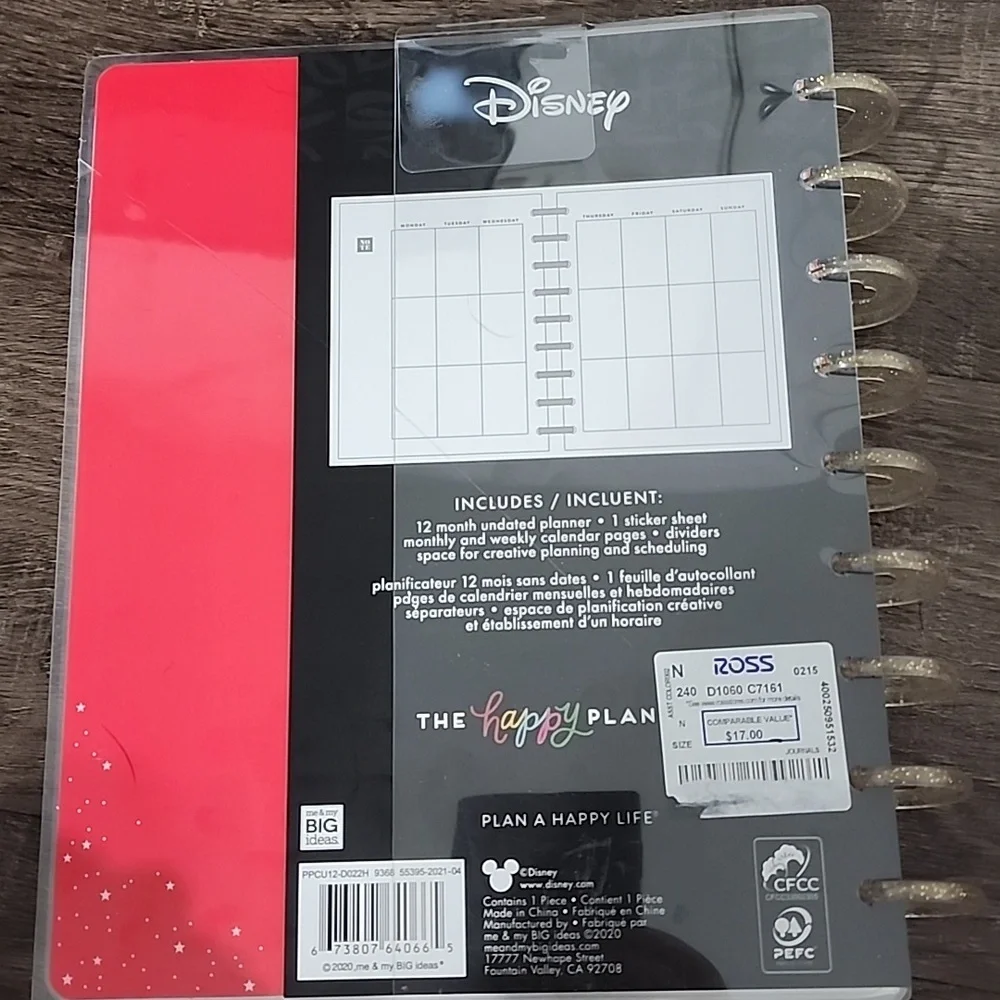 Disney 12 month Happy Planner